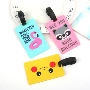 ป้ายเครื่องบินทำจากยางพีวีซีนุ่มมีลายเซ็นบัตรผ่านขึ้นเครื่องซิลิโคนป้องกันการสูญหาย - Product Image 2