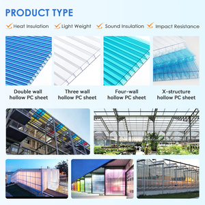 Iso9001 Serres Haute Température Clair Mat <span class=keywords><strong>Fumé</strong></span> 50Mm <span class=keywords><strong>Polycarbonate</strong></span> Feuille <span class=keywords><strong>Polycarbonate</strong></span>-Feuille à Vendre - Product Image 4