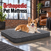Tapis pour animaux de compagnie populaire, lit pour chien avec housse en Oxford, rembourrage en éponge à mémoire de forme, tapis pour chiens et chats d'intérieur, canapé-lit