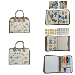 Educational Busy Board Classroom Kids 1-3 <strong>Years</strong> <strong>Old</strong> Felt Quite Book Dinosaurs Toy Enlightenment <strong>Games</strong> - Product Image 1