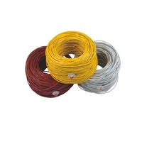 Cable de Red Ethernet Cat5/Cat6/Cat7 con Par Trenzado Blindado RJ45, 305m/rollo, Conductor de Cobre Puro, Revestimiento de PVC, para Uso en Computadoras