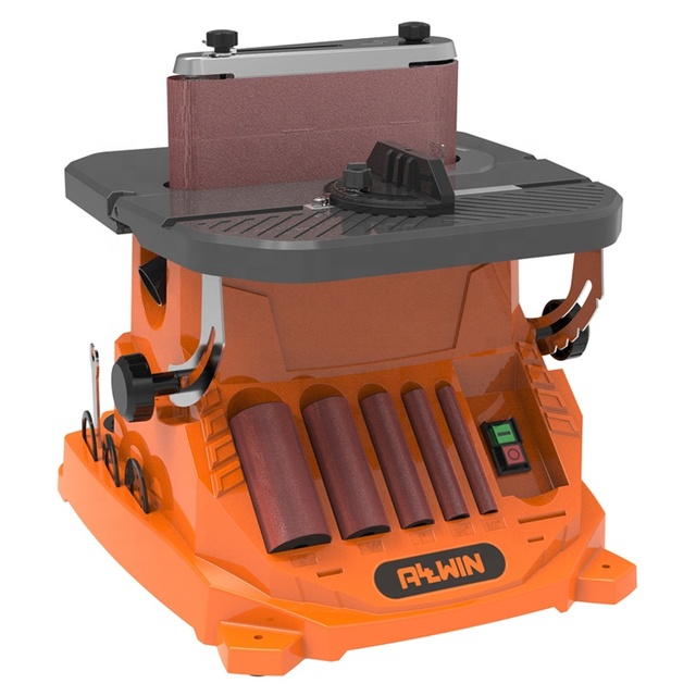 1575 FPM 450W Oscillating Spindle Sander Belt Sander Bench Sanding Machine