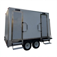 Toilettes portables de haute qualité avec douche intégrée pour camping, écoles, hôpitaux, bureaux, parcs – Écologiques, à double paroi et à prix abordable