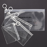 Petit Ziplock avec Logo Imprimé Personnalisé Auto-Scellant PVC Transparent Clair Emballage Sac en Plastique pour Bijoux