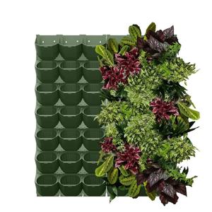 Système de jardinage vertical breveté Verticalgreenwall, jardins muraux suspendus avec système d'irrigation - Product Image 1