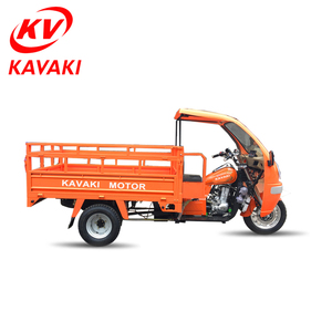 Triciclo de Carga de Tres Ruedas con Motor de Gasolina Nuevo y Usado, con Motor Zongsheng Refrigerado por Agua, Carrocería Abierta, Alta Capacidad - Product Image 5