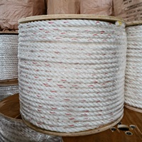 Cordon monofilament en polypropylène à 3 brins, prix direct usine, pour remorquage maritime, amarrage, pêche en mer, bateaux et pêche au chalut