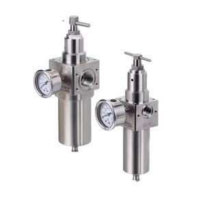 SS316 pneumatique air opérer huile lubrifiant filtre lubrificateur régulateur SFR200-02 1/4 "FRL fabricant - Product Image 2