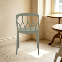 Chaise en plastique moulée par injection pour mobilier, chaise de salle à manger, chaise de restaurant, chaise de bureau, chaise d'extérieur, chaise de jardin, chaise design italienne