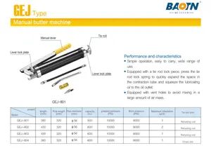 China BAOTN GEJ manual manteiga máquina bomba fornecedor manual graxa bomba mão reabastecimento arma fácil operar