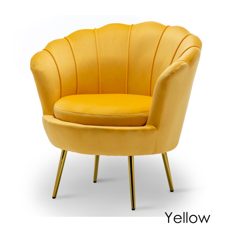 Nordic fabric small apartment single sofa leisure balcony bedroom clothing store dessert shop sofa chair