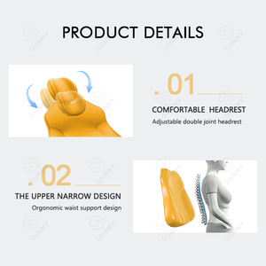 Fauteuil dentaire électrique avec matériaux métalliques et plastiques, équipement de qualité à prix abordable - Product Image 4
