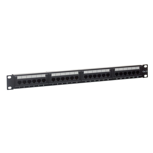 Pannello <span class=keywords><strong>Patch</strong></span> Gigabit a <span class=keywords><strong>24</strong></span> Porte 1U <span class=keywords><strong>Cat6</strong></span> UTP - Montaggio a Rack con Staffa per Centri Dati - Product Image 1
