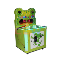 Machine de jeu d'arcade à marteaux pour enfants, à monnayeur, avec jeu musical de frappe de grenouilles et de taupe, pour un excellent retour sur investissement