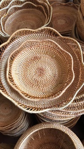 Panier de rangement pliable en rotin vietnamien tressé à la main, écologique et multi-usages (kaylin +84 817092069) 99 Gold Data Trois tailles - Product Image 3