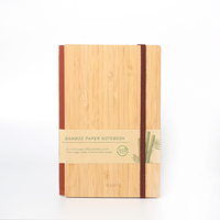 Agenda Ecológica Reciclada A5 con Tapa Dura de Madera, Cuaderno con Cubierta de Bambú Personalizada, Carpeta de Presentación, Diario, Regalos para Estudiantes