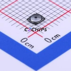 1TS016A-1400-0600-CT Tactile Switch SMD,2.6x3mm Switch Single Pole Single Throw Round Button 1.4N Vertical Mount - Product Image 1