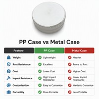 Boîte à cigarettes portable en plastique blanc avec couvercle à charnière, étui rond à fermeture à pression pour cigares, conteneur de poche pour voyage et extérieur
