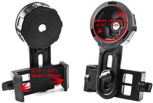 Adaptador Universal <span class=keywords><strong>para</strong></span> teléfono móvil, <span class=keywords><strong>binoculares</strong></span> compatibles, telescopio Monocular <span class=keywords><strong>para</strong></span> Spotting, se adapta a casi todos los teléfonos inteligentes - Product Image 3