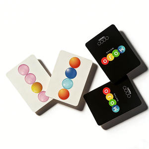 Jeu de cartes éducatives personnalisées pour enfants, apprentissage du reconnaissance des motifs, cartes flash avec boîte <span class=keywords><strong>noire</strong></span> - Product Image 3
