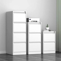 Meuble de rangement de bureau simple en acier à tiroirs multiples verrouillables pour la maison, la salle de sport, l'hôtel, la salle d'entraînement - Vente en gros