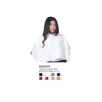 Cape de Coiffeur Imperméable Antiadhésive avec Col Ajustable à Boutons Pression Grande Taille pour Salon de Coiffure et Lavage des Cheveux Logo Personnalisé