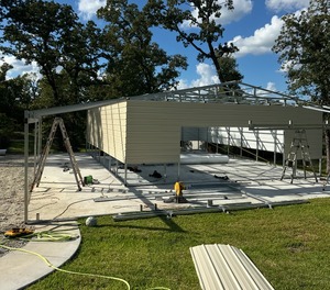 Almacén de Acero Prefabricado Portátil de Bajo Costo y Establo para Ganado para Almacenamiento Agrícola - Product Image 3