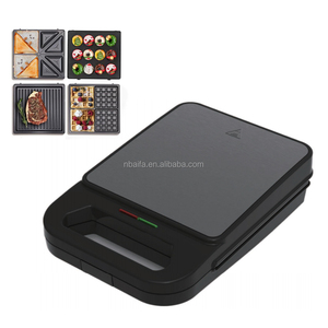 Aifa - Máquina para Hacer Waffles <span class=keywords><strong>3</strong></span> <span class=keywords><strong>en</strong></span> <span class=keywords><strong>1</strong></span>, 4 Rebanadas, con Placas para Sandwiches, para el Desayuno - Product Image 2