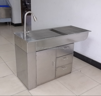 Table d'opération vétérinaire OSCAT 304 en acier inoxydable ET-9, multifonctionnelle, avec design à billes intégrales, table chirurgicale vétérinaire, table pour vétérinaires