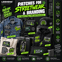Écussons brodés personnalisés, badges avec logo personnalisé pour vêtements, vestes, chapeaux, sacs à dos, sacs, vêtements streetwear, accessoires