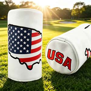 Golf Barrel Headcovers Driver <b>Covers</b> Printing Embroidery Patch Fairway Wood Hybrid <b>Head</b> <b>Cover</b> - Product Image 1