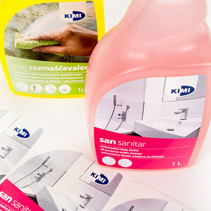 Tùy chỉnh cá nhân logo in cuộn tự dính PVC PE chất tẩy rửa chai nhãn in ấn, giặt chất lỏng chất tẩy rửa nhãn chai - Product Image 2