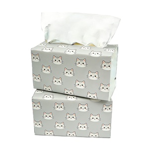 Pañuelos Faciales de Alta Calidad con Logotipo Personalizado <span class=keywords><strong>en</strong></span> Relieve, Precio Competitivo, Sanitarios para Negocios, 13.5 g x 4 capas, 127 x 180 mm, Venta al por Mayor de Fábrica - Product Image 1