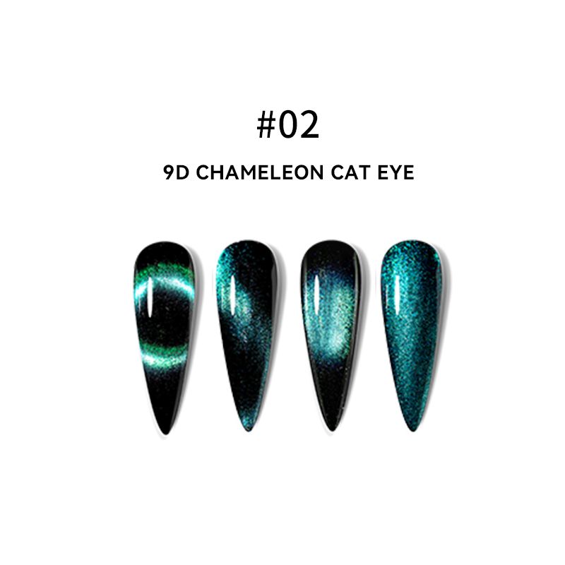 #02 9D œil de chat caméléon