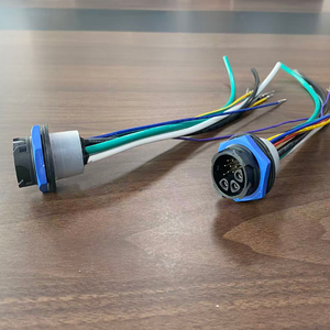 Connecteur de signal <span class=keywords><strong>hybride</strong></span> personnalisé série <span class=keywords><strong>3</strong></span>+9 et faisceau de câbles pour vélo électrique, robot, application de batterie - Product Image 2