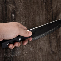 Xingye couteaux de Chef en acier forgé à haute teneur en carbone, rasoir de cuisine fait à la main de 8 pouces, pleine soie de 4mm d'épaisseur, couteaux de Chef
