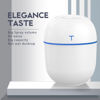 Humidificateur portable 220 ml à logo personnalisé, mini diffuseur d'aromathérapie à brume froide, humidificateur d'air intelligent pour la maison et le bureau, mini humidificateur d'air pour hôtel