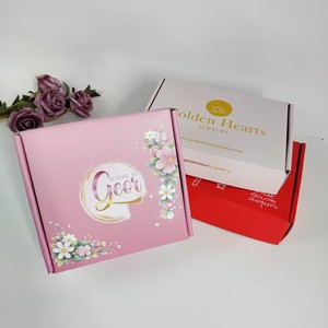 Luxury Pink Corrugated Aircraft Box - Full Printing Inside & Outside Shipping <b>Boxes</b> for Beauty & Jewelry - Product Image 4