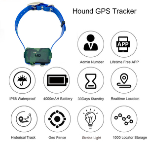 Gooxota 4G GPS Tracker IP68 Không Thấm Nước Cổ Áo Gia Súc Bò Săn Chó Định Vị Động Vật Thời Gian Sống Theo Dõi Thiết Bị Không Có Khoảng Cách Giới Hạn - Product Image 2