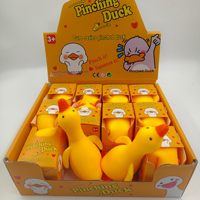 Jouet Squishy Canard Bestseller en Caoutchouc Souple à Rebond Lent, Anti-Stress, Prêt à l'emploi en Boîte pour Marché Nocturne et Stand de Rue