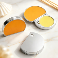 Boîtier métallique portable à couvercle coulissant pour parfum solide MLM, étiquette privée, pour voyage, emballage personnalisé, marques de parfums, OEM ODM
