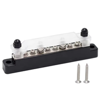 Barre de distribution électrique Marine M6 12V avec bornier et goujon de 1/4 pouce 150A pour camion, camping-car, caravane