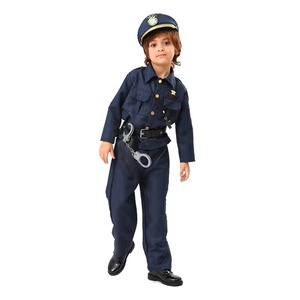 Vestire il Costume dell'ufficiale di polizia dell'america per il Costume dell'uniforme del poliziotto dei ragazzi dei bambini con gli accessori - Product Image 4