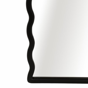 Specchio da Parete Arcuato con Cornice Ondulata, Specchio Decorativo per Camera da Letto, Bagno, Casa e Ufficio - Product Image 4