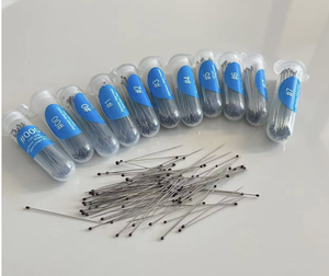 Set di 100 Aghi Entomologici in Acciaio Inox in 11 Misure Internazionali Diverse per Esami di Insetti e Ornamenti - Product Image 1