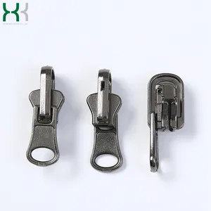 Wholesale Custom Auto lock invisible zipper slider reserved slider No.5 plastic reversible auto lock zipper slider