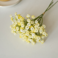 Buket Bunga Baby's Breath Plastik Putih Buatan Tangan Modern Grosir Pabrik - Realistis untuk Pernikahan Wisuda Hari Ibu