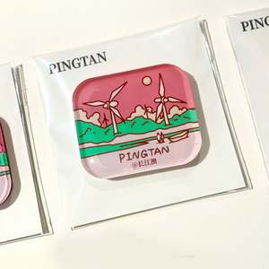 Aimants de réfrigérateur personnalisables en acrylique, style rétro, imperméables - Product Image 2