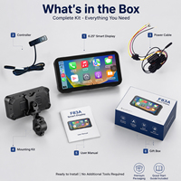 Pantalla GPS para motocicleta Bestsonic de 6.25 pulgadas con CarPlay inalámbrico y Android Auto, perfecta para viajes, desplazamientos diarios y paseos de fin de semana.