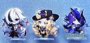 OEM ODM Anime Genshin Impact Fontaine Personnage Acrylique ou Support 13 Personnages Escoffier Furina Neuvillette Wriothesley - Product Image 4